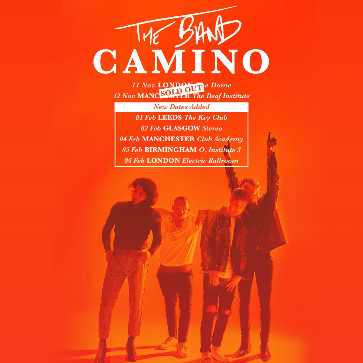 The Band Camino London Tickets, 12 December | Event in London | AllEvents