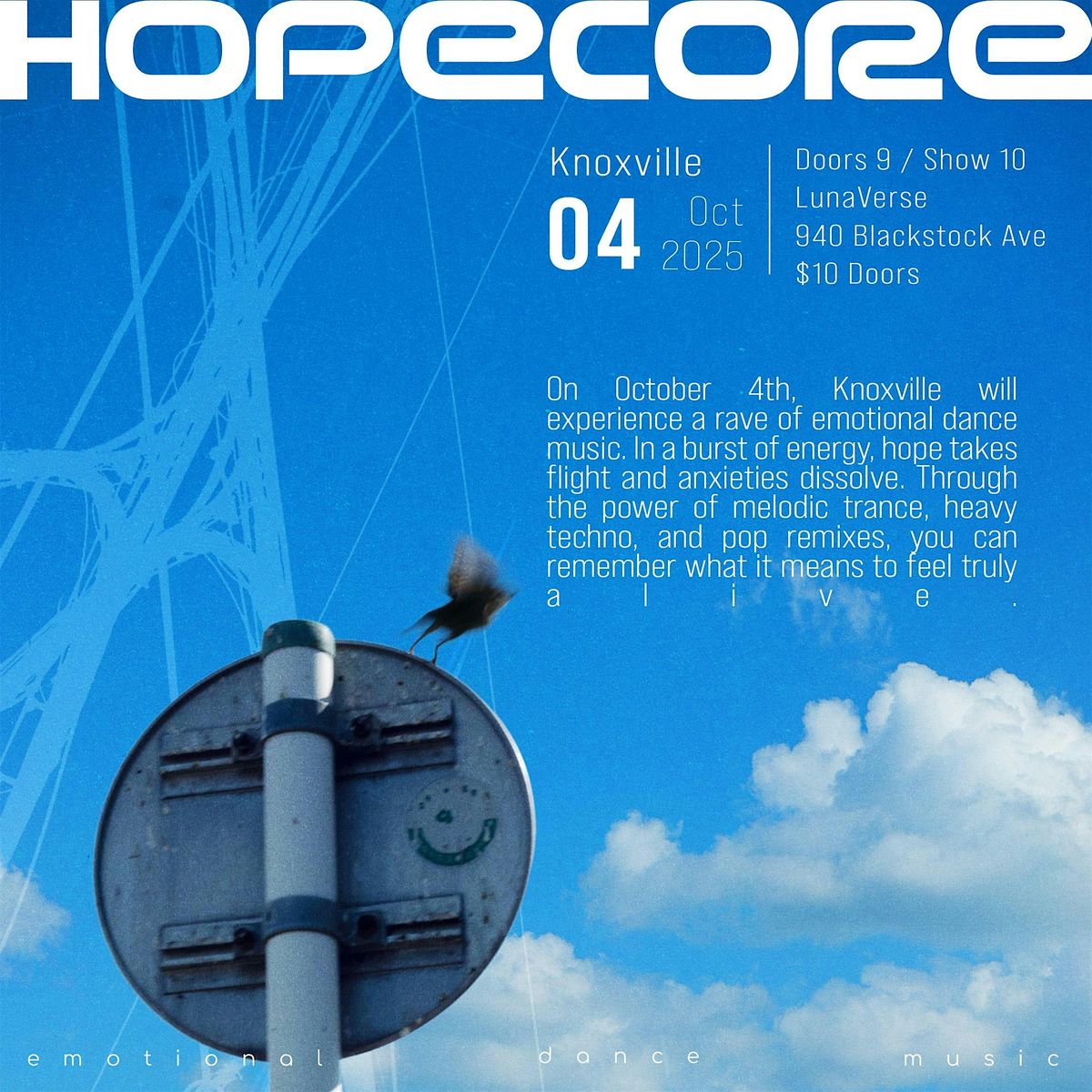HOPECORE TOUR - Knoxville, LunaVerse Knoxville, 4 October