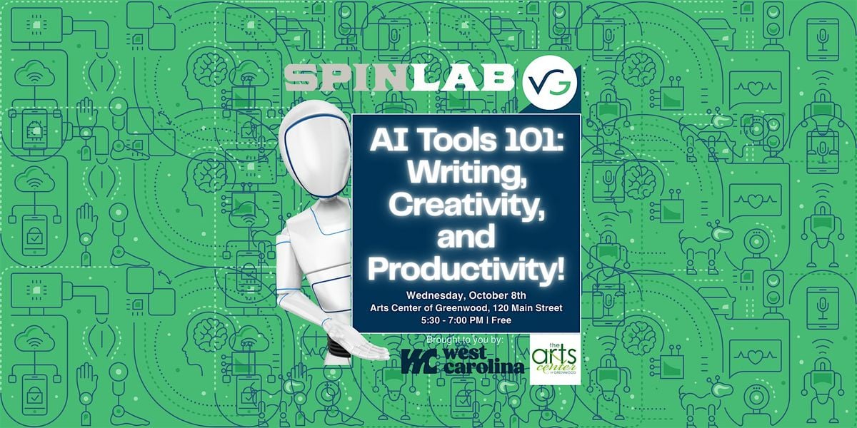 AI Tools 101: Writing, Creativity, and Productivity, 8 October | Event in Greenwood | AllEvents