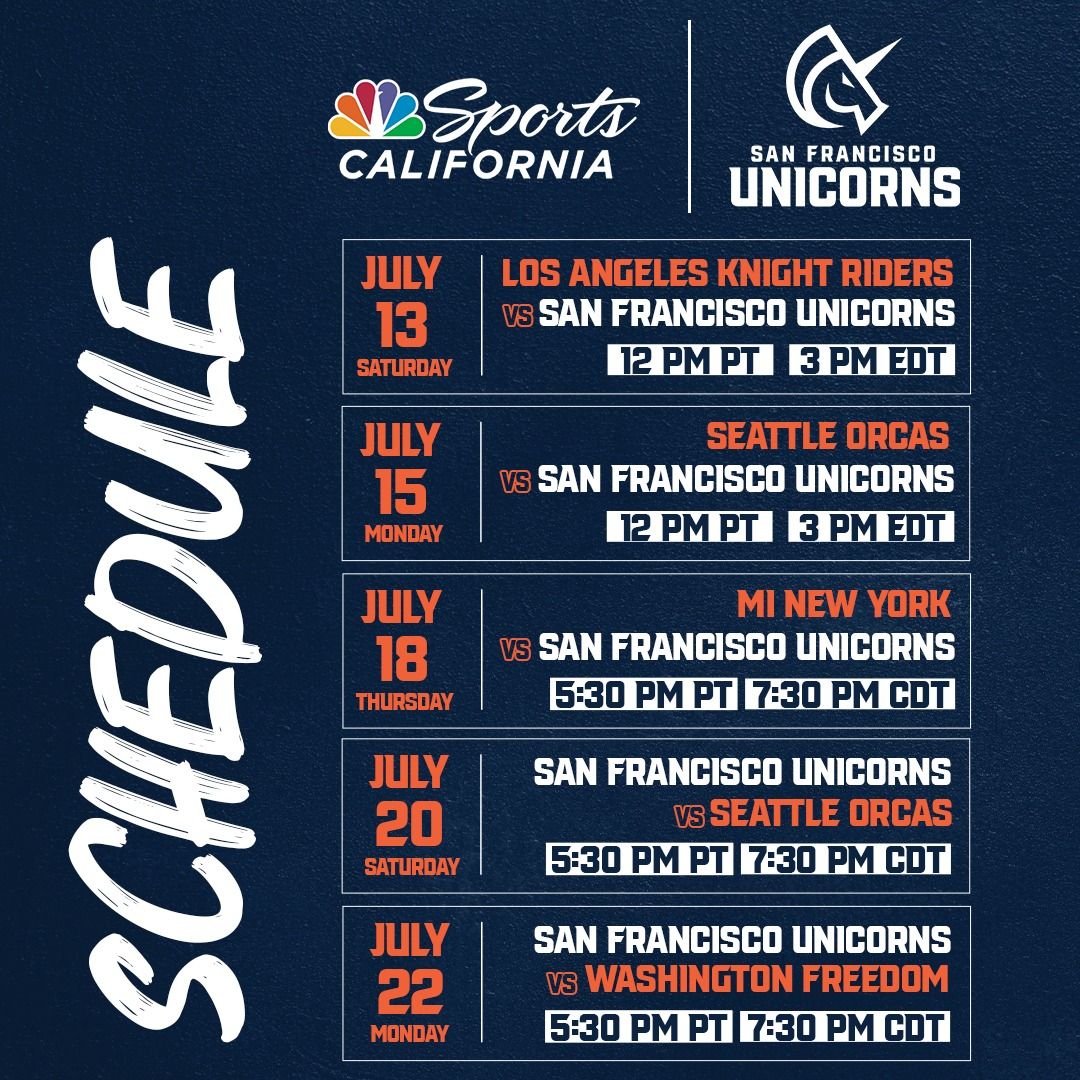 Washington Freedom vs. MI New York & LA Knight Riders vs. San Francisco Unicorns, 5 July | Event in Fort Lauderdale