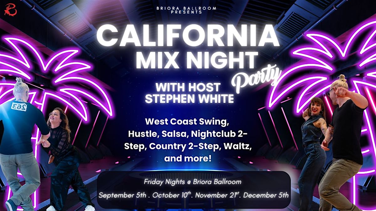 California Mix Night - Dance Party, 5 September | Event in Redmond | AllEvents