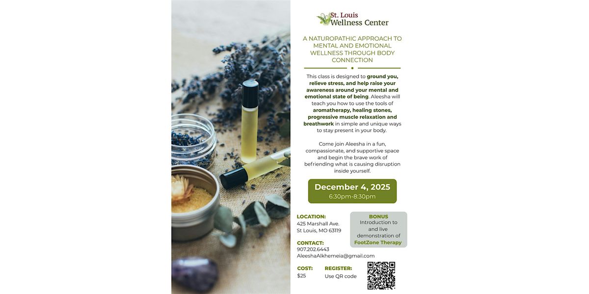 A Naturopathic Approach to Wellness Through Body Connection, 4 December | Event in St. Louis | AllEvents