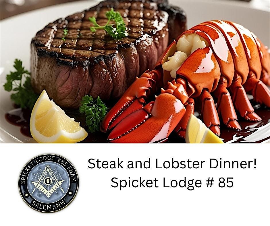Spicket Lodge Steak & Lobster Dinner, 23 August | Event in Salem | AllEvents