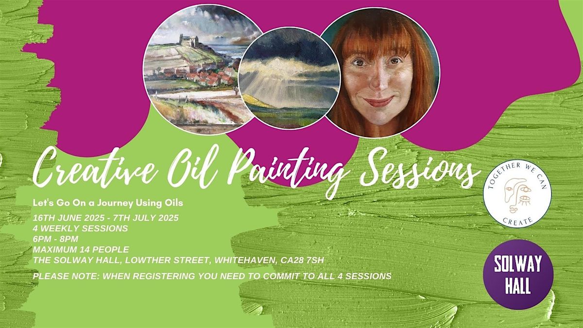 Let's Go On A Journey Using Oils | Event in Whitehaven | AllEvents