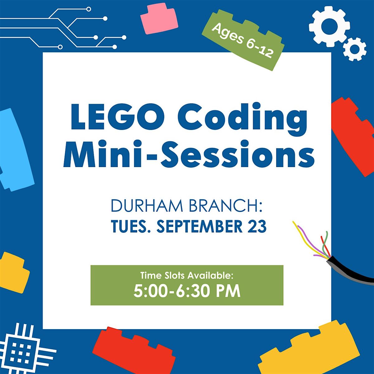 LEGO Coding Mini-Sessions December, 16 December | Event in Durham | AllEvents