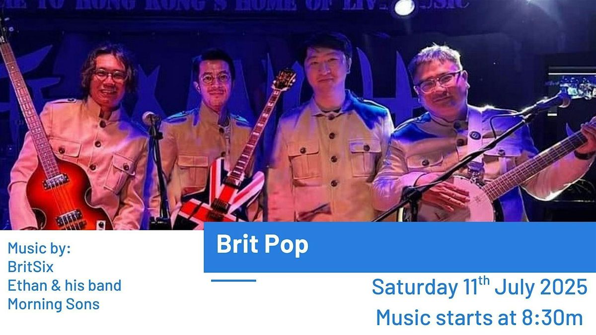 Live Music: Brit Pop, 11 July | Event in Central | AllEvents