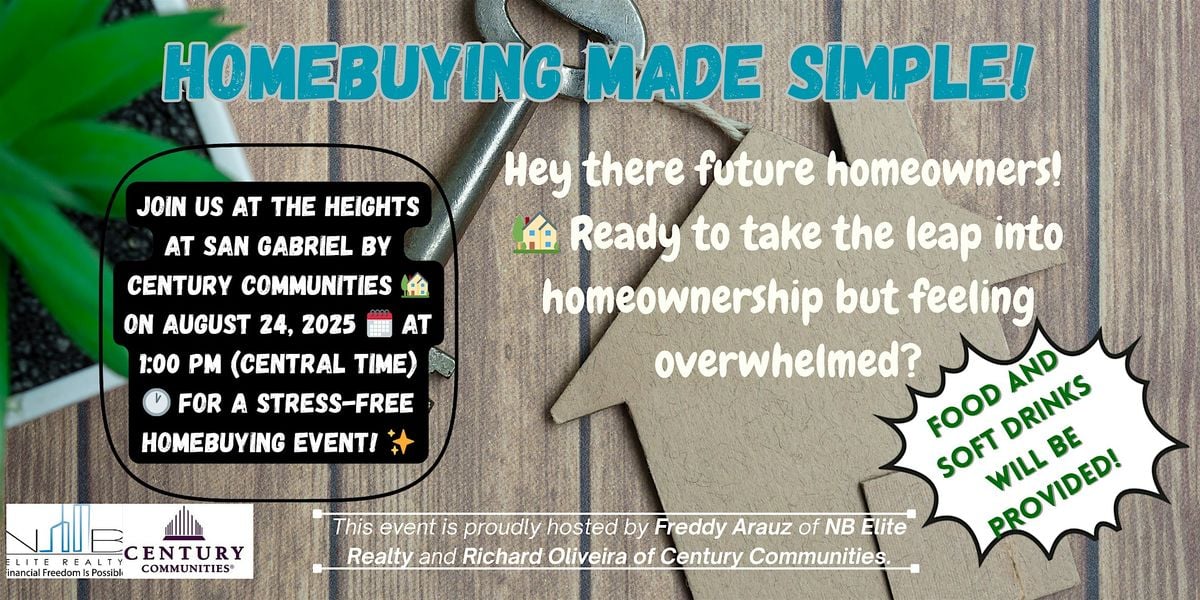 Homebuying Made Simple, 24 August | Event in Georgetown | AllEvents