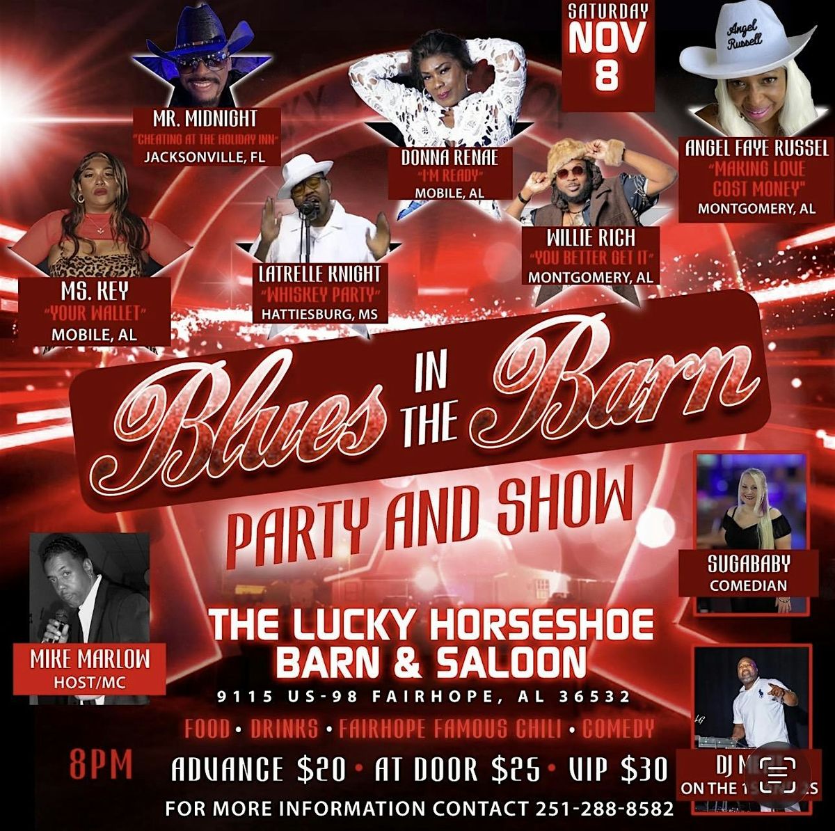 Blues in the Barn, 8 November | Event in Fairhope | AllEvents