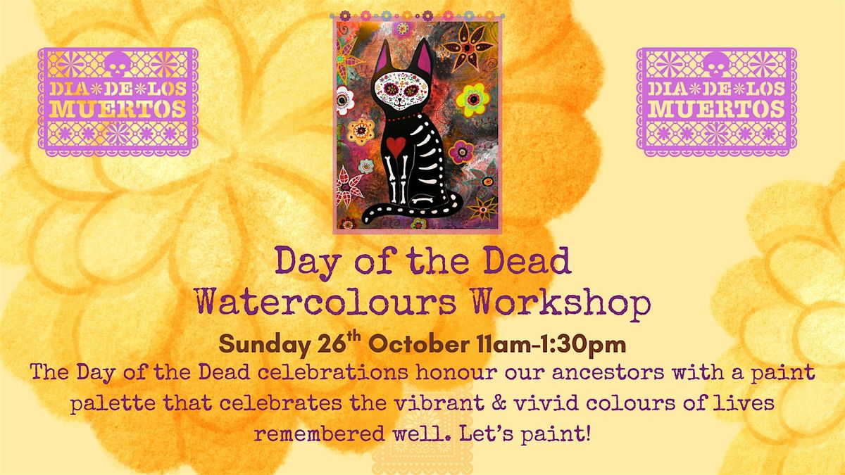 Day of the Dead inspired Watercolour Workshop, 26 October | Event in Wakefield | AllEvents