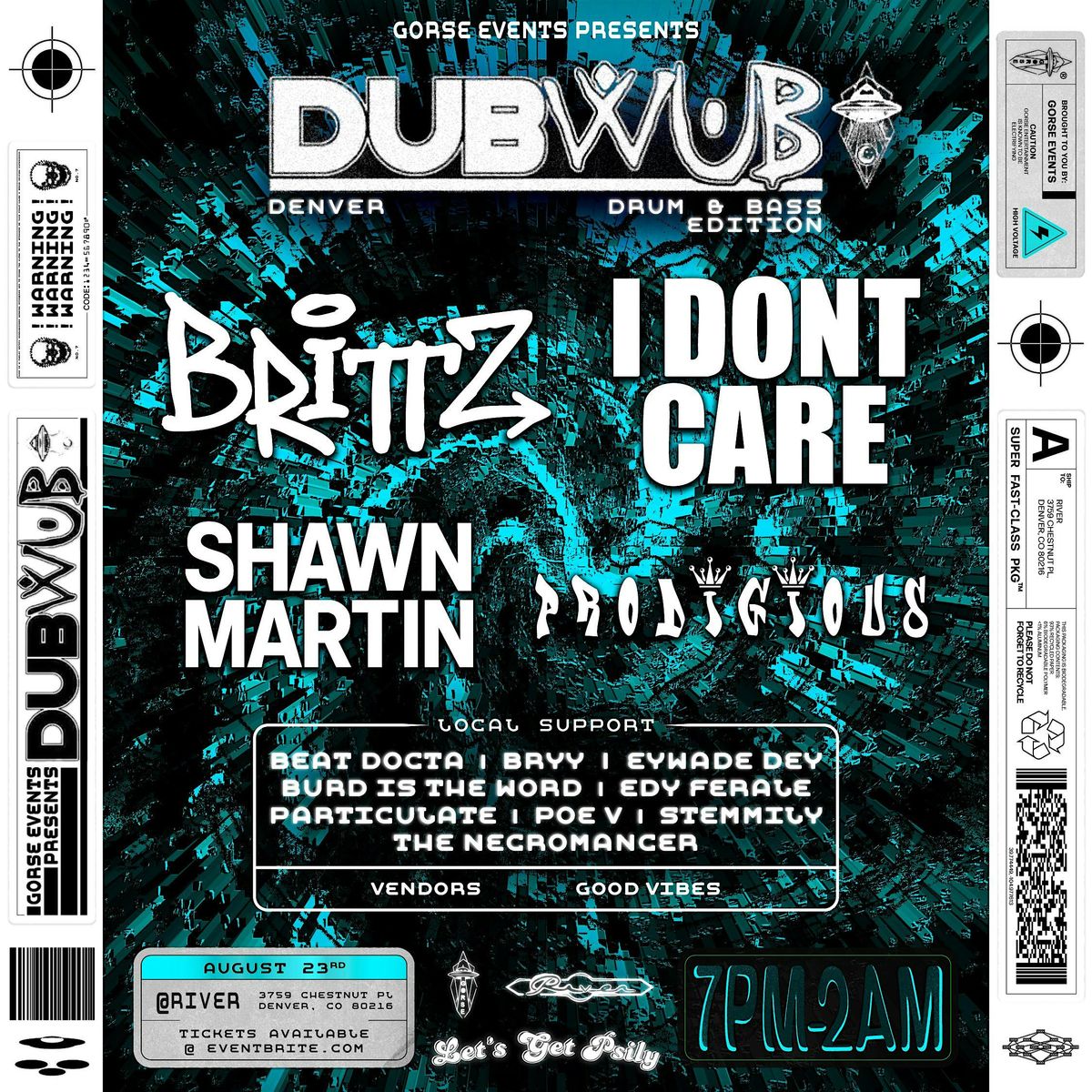 DUB WUB DENVER DRUM & BASS AUGUST, 23 August | Event in Denver | AllEvents