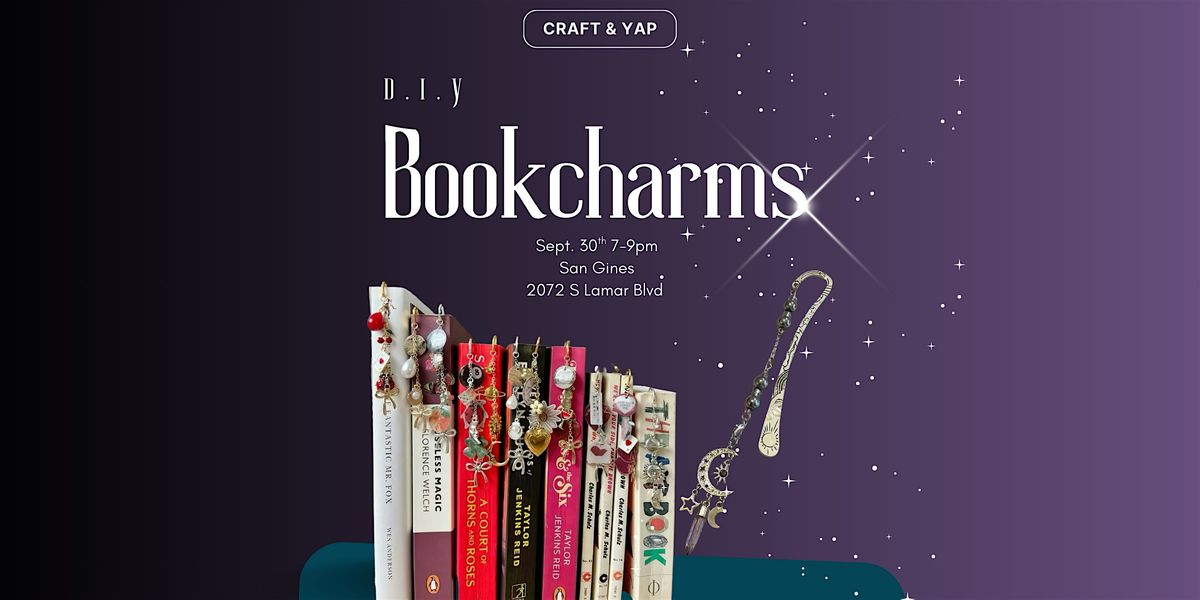 Craft & Yap: Bookcharms, 30 September | Event in Austin | AllEvents