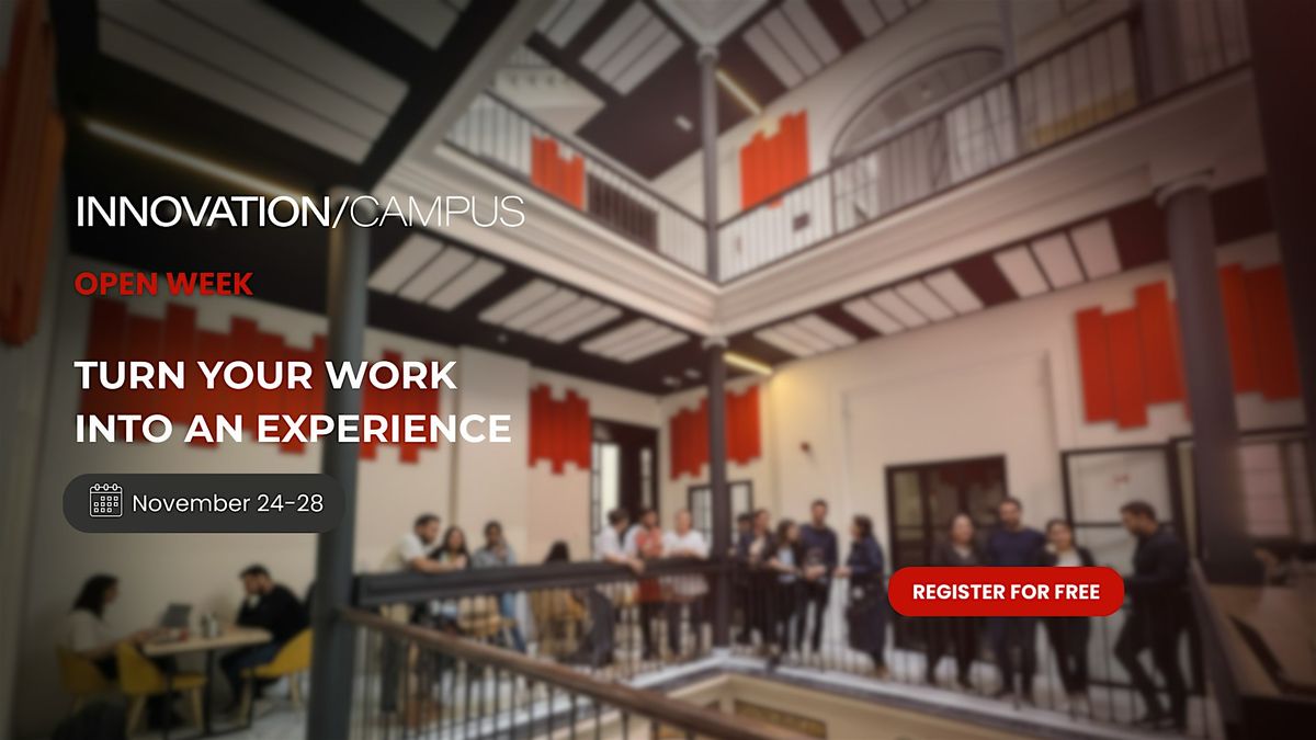 Innovation Campus Open Week 2025 – Coworking, Creativity & Community, 24 November | Event in Málaga