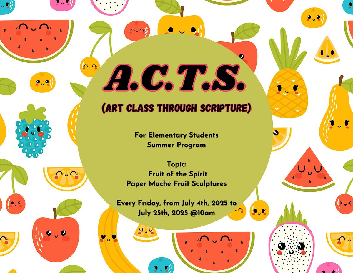 ACTS (Art Class Through Scripture) for ages 6-12, 4 July | Event in Cleveland | AllEvents
