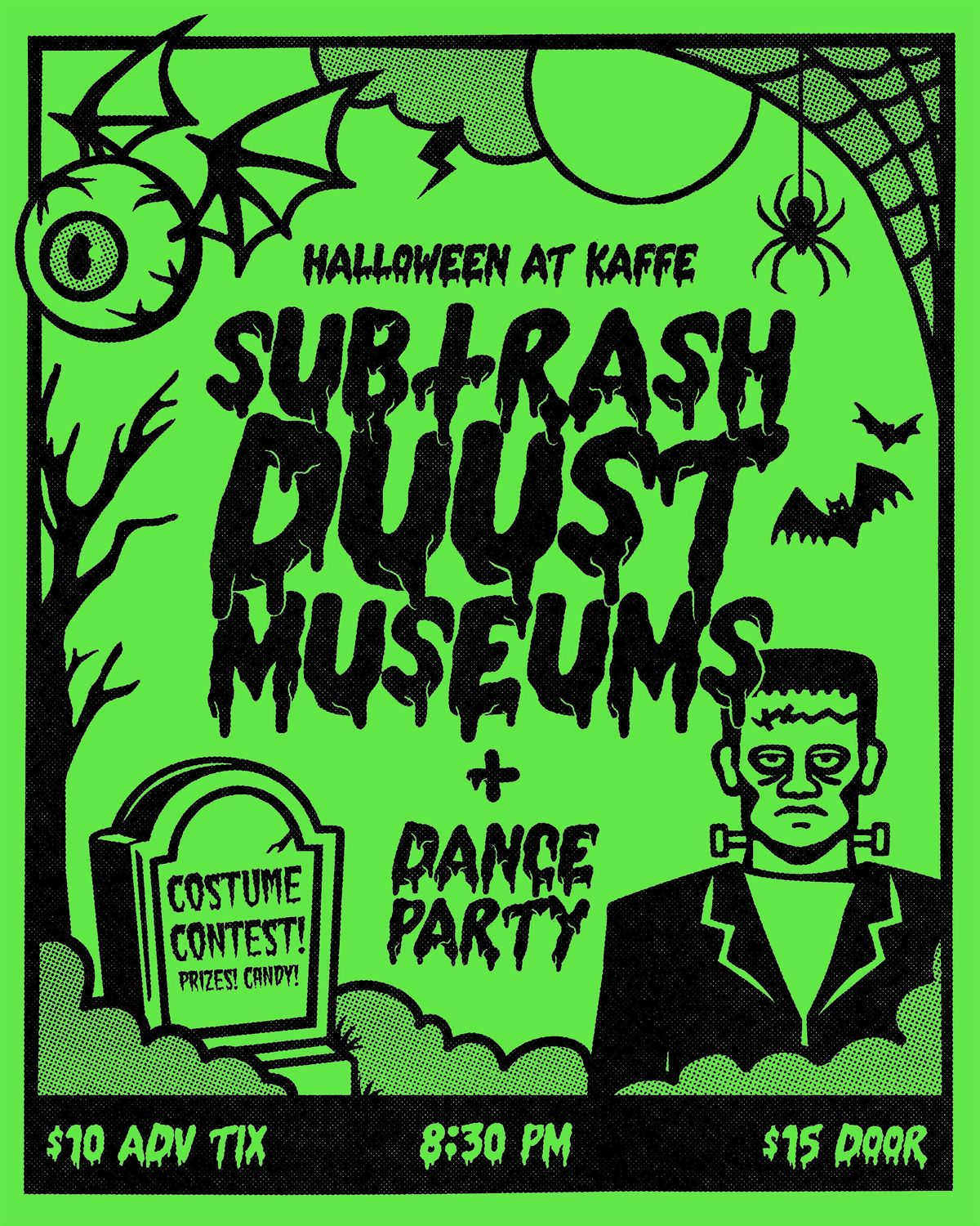 DUUST & Subtrash Present:  A Spookin' Halloween Rock Show @ Kaffe 1870, 31 October | Event in Wakefield