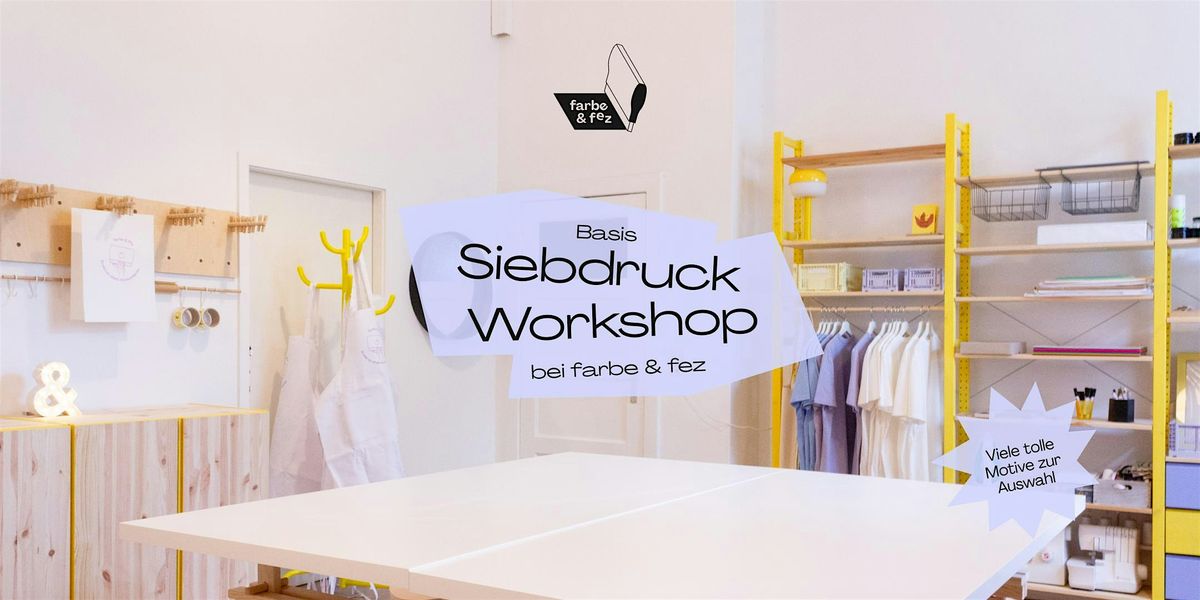 Siebdruck Basisworkshop – Austoben à la Carte, 4 December | Event in Hamburg | AllEvents