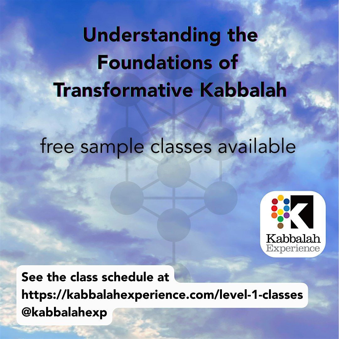 Free Intro: Foundations in Transformative Kabbalah, 1 July | Event in Denver | AllEvents