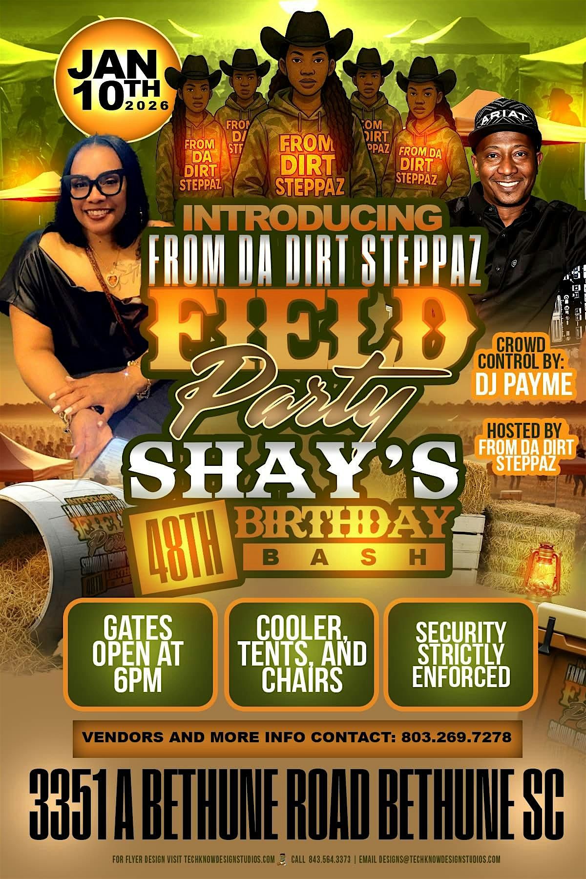 Introducing From Da Dirt Steppaz Field Party and Shay 48th Bash