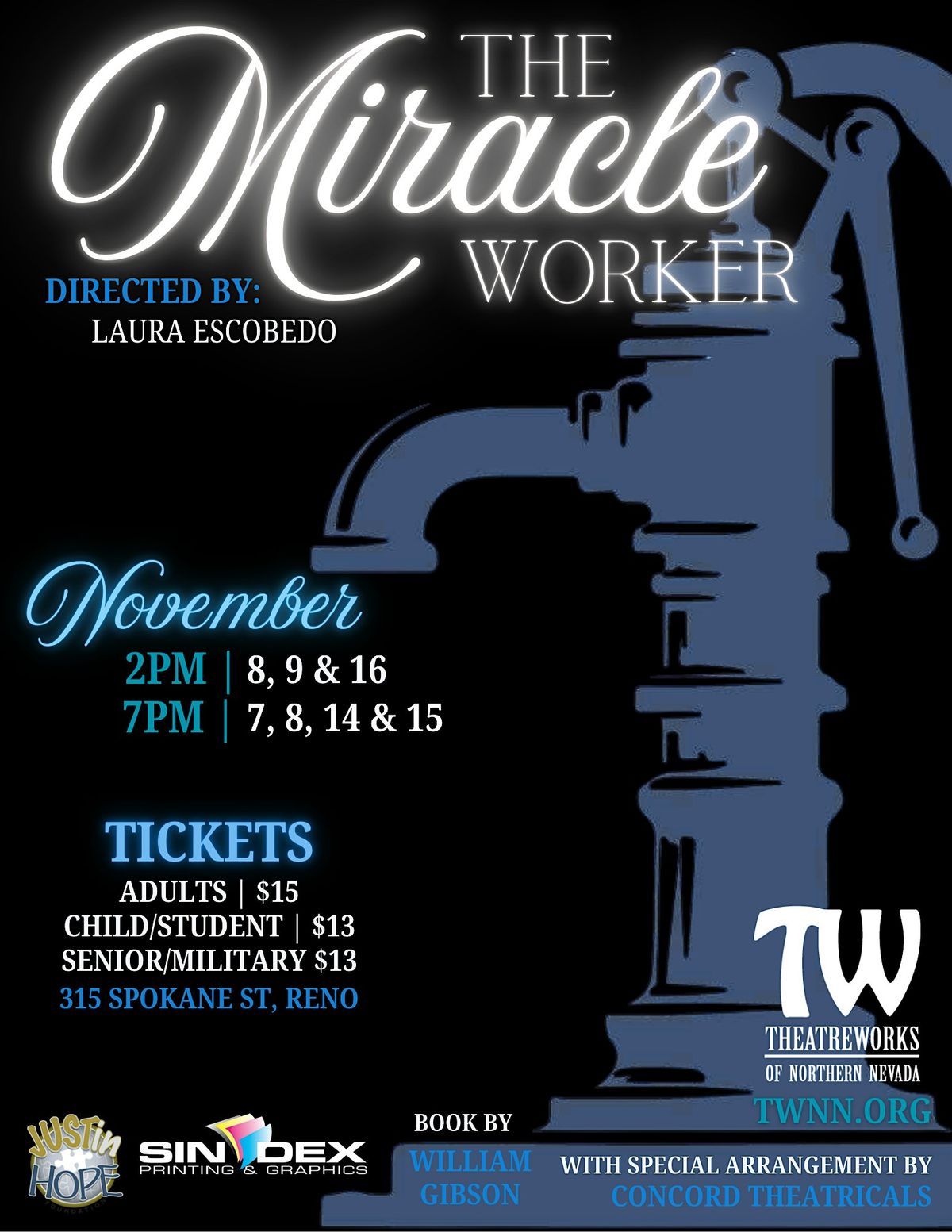 The Miracle Worker, 7 November | Event in Reno | AllEvents