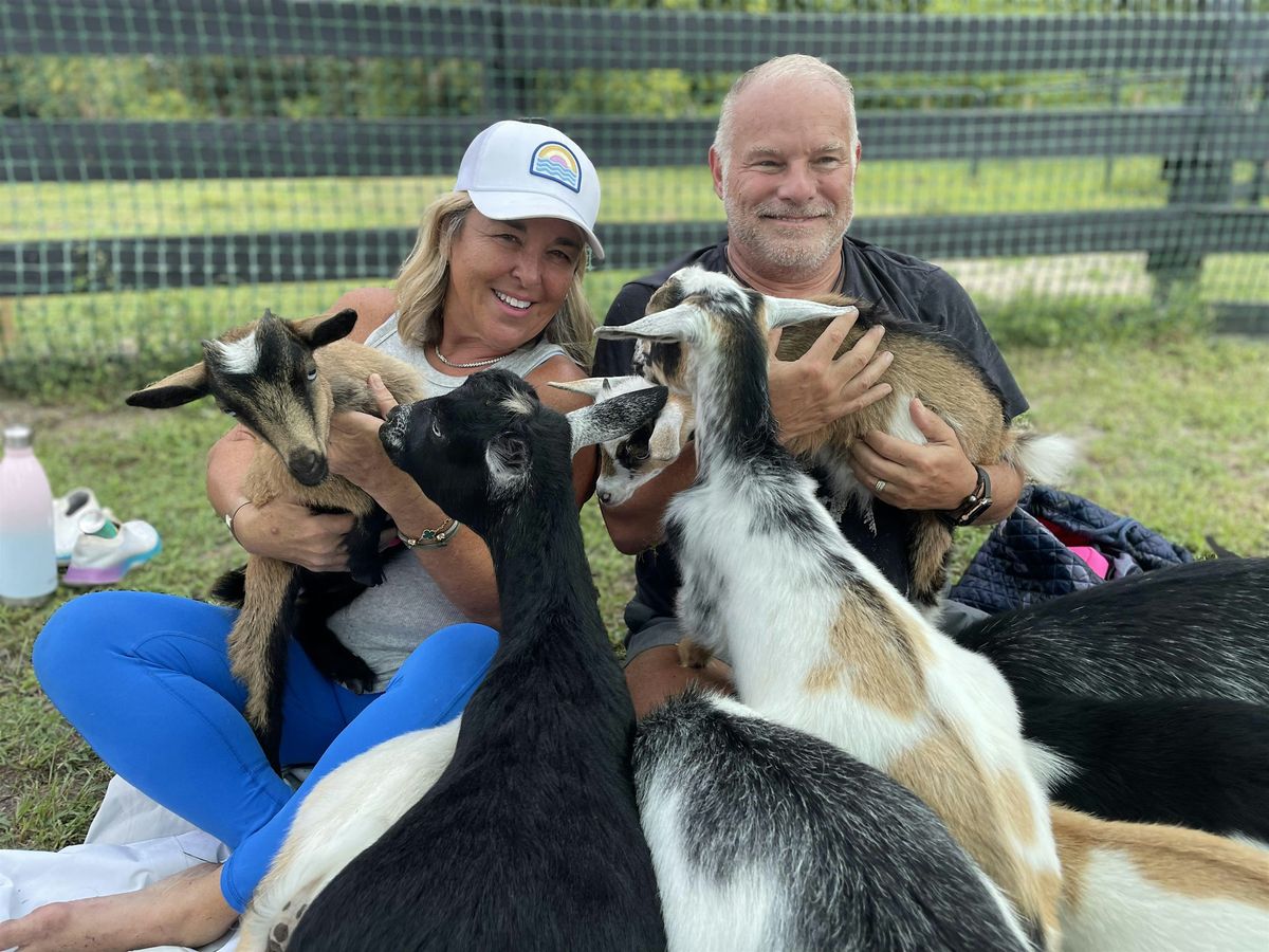 Fun Goat Yoga with Baby Goats, Farm Tour, Unique Attraction in Palm Beach, 14 June | Event in Loxahatchee