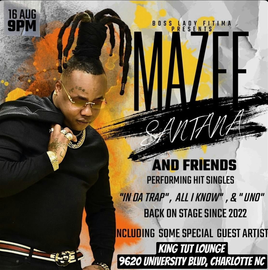 King Tut Lounge: Mazerati Santana's RedCarpet Event & Single Release Party!, 16 August | Event in Charlotte
