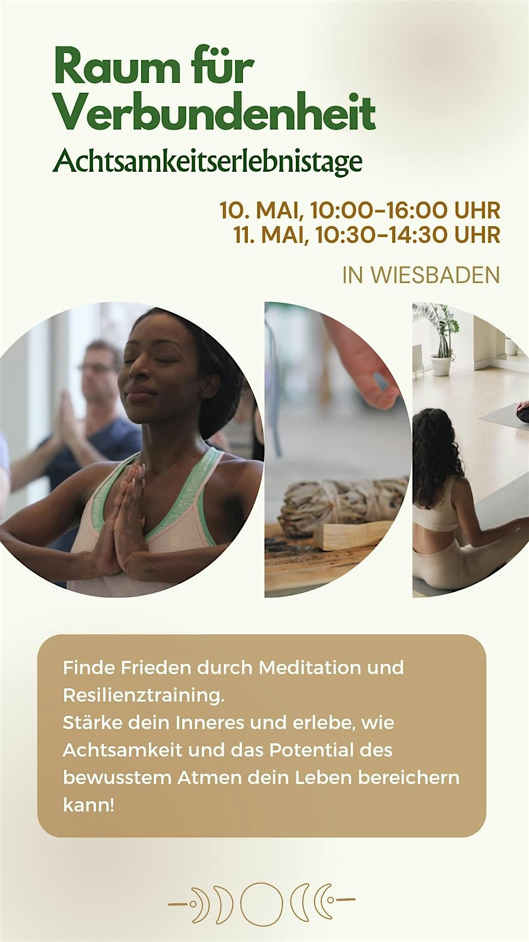 Raum für Verbundenheit: Achtsamkeitserlebnistage, 10 May | Event in Wiesbaden | AllEvents
