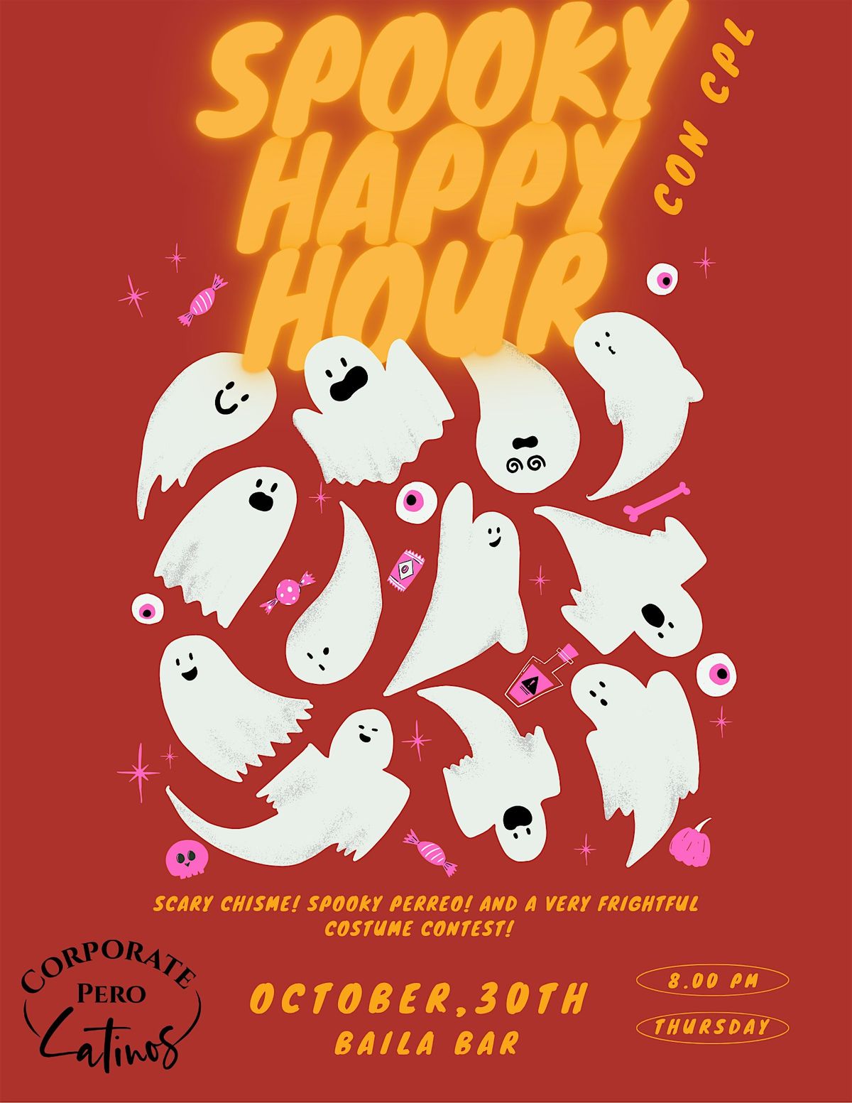 Spooky Happy Hour &  Costume Contest con CPL, 30 October | Event in Seattle | AllEvents