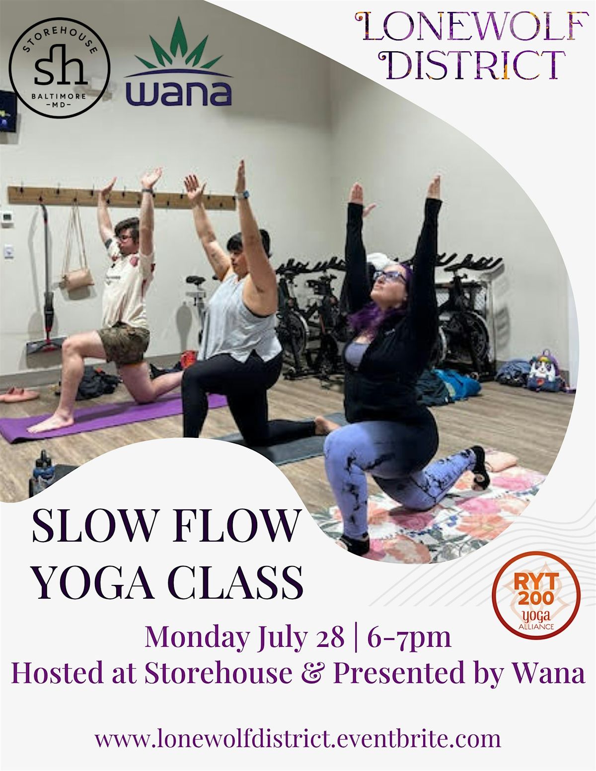 Slow Flow Yoga Class, 28 July | Event in Baltimore | AllEvents