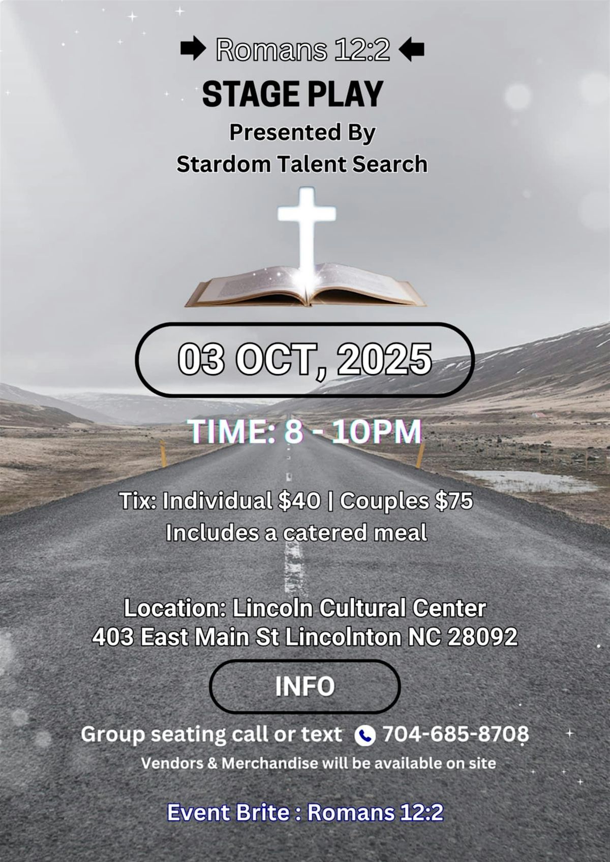 Romans 12:2, 3 October | Event in Lincolnton | AllEvents