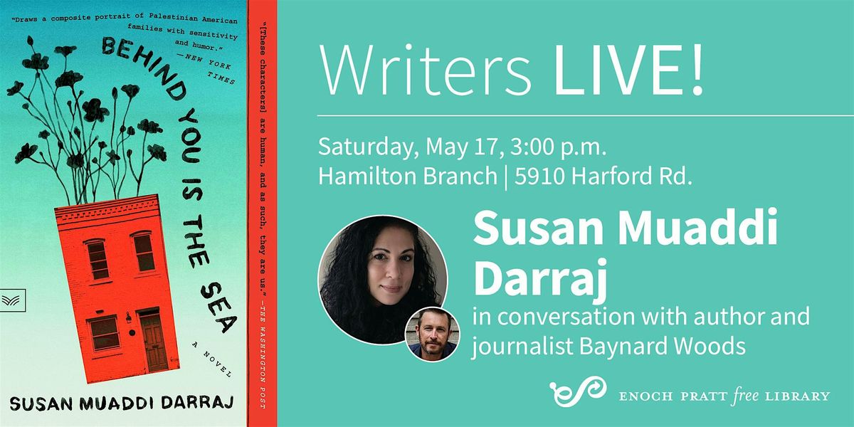 Susan Muaddi Darraj: "Behind You is the Sea", 17 May | Event in Baltimore | AllEvents