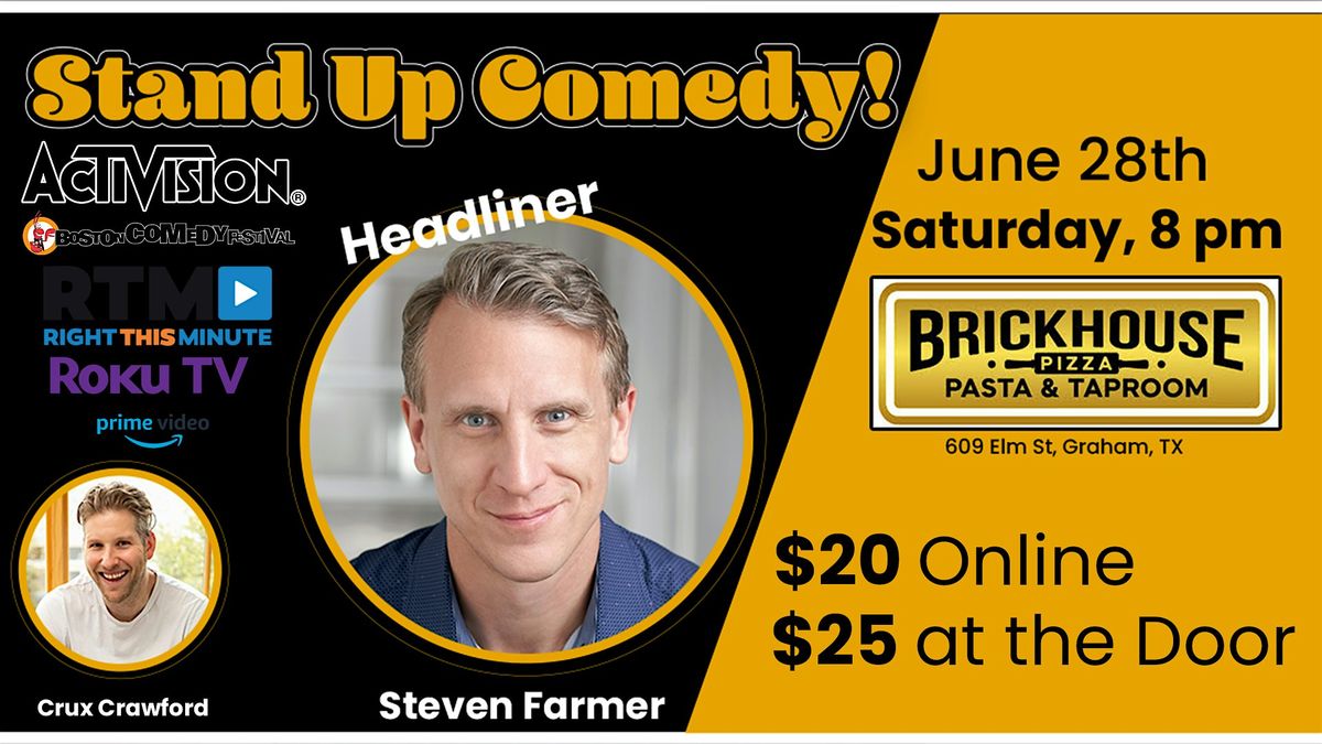 Live Comedy Night! Steven Farmer in Graham TX, 28 June | Event in Graham | AllEvents