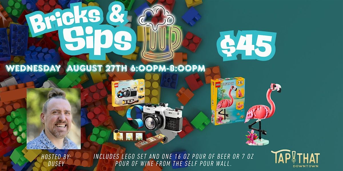 Bricks & Sips Lego Night, 27 August | Event in Phoenix | AllEvents