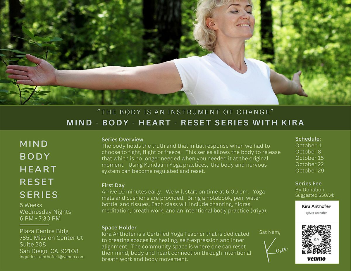 Reset and Regulate Your Nervous System | Event in San Diego | AllEvents