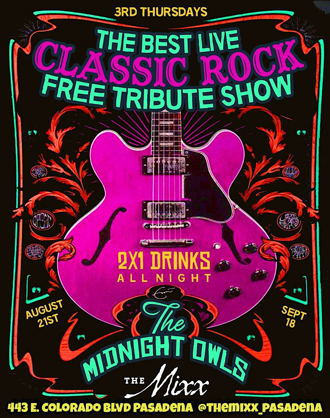 The Best Classic Rock Live Tribute Show, 18 September | Event in Pasadena | AllEvents