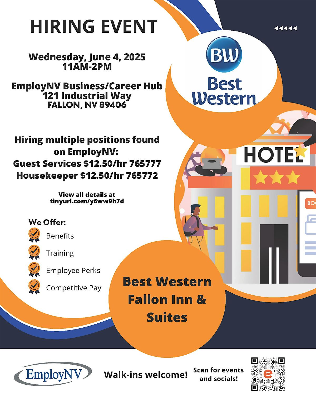 FALLON, NV - Best Western Fallon Hiring Event, 4 June | Event in Fallon | AllEvents