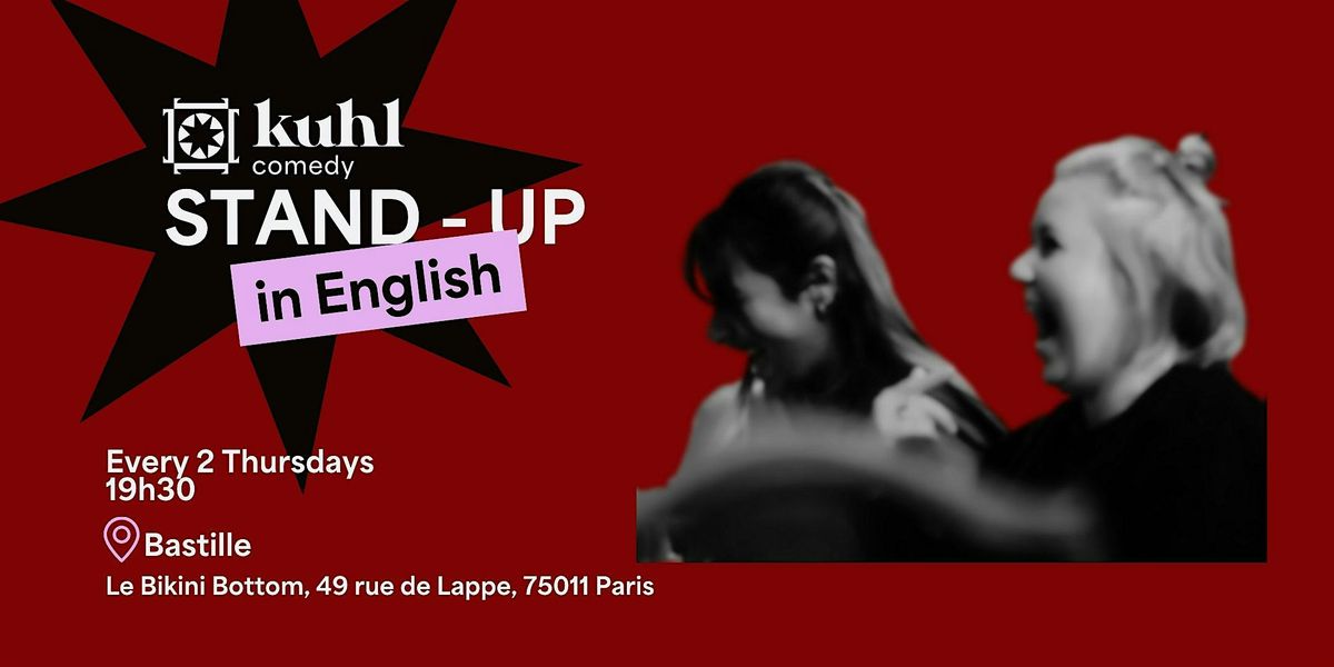 Stand-up Comedy English Showcase by Kuhl Productions | Event in Paris | AllEvents