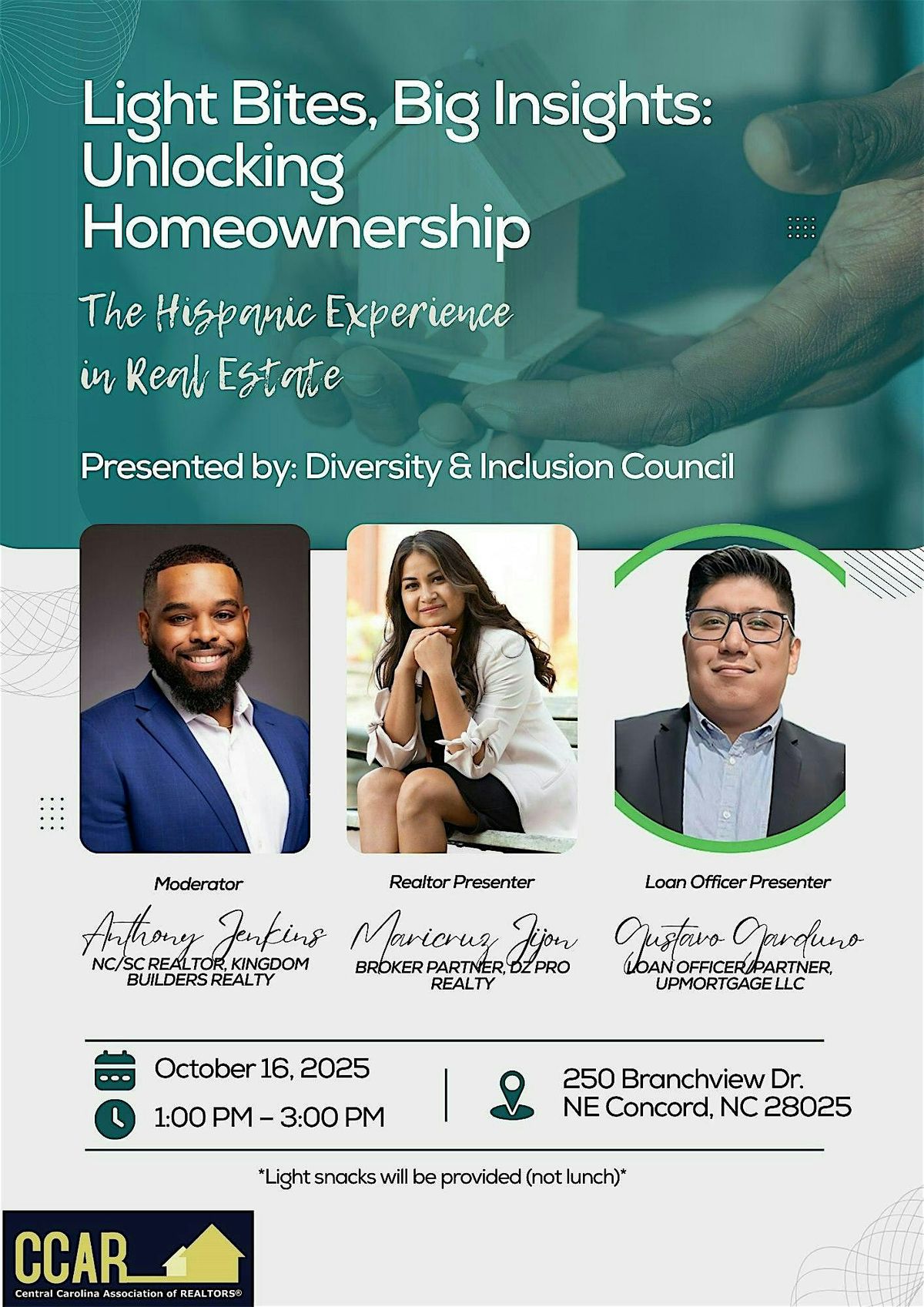 Light Bites, Big Insights: Unlocking Homeownership, 16 October | Event in Concord | AllEvents