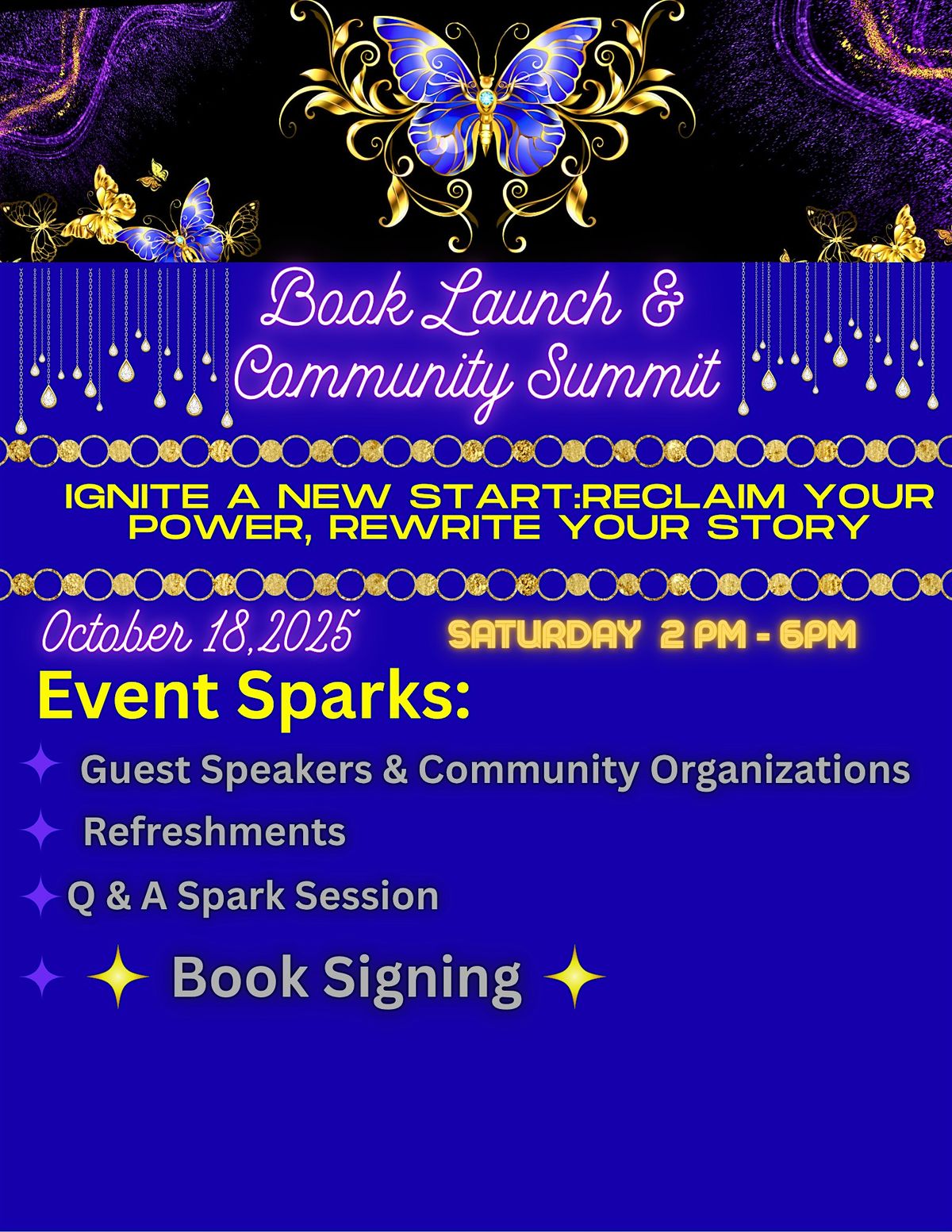 Ignite a New Start: Reclaim Your Power, Rewrite your  Story, 18 October | Event in Maricopa | AllEvents