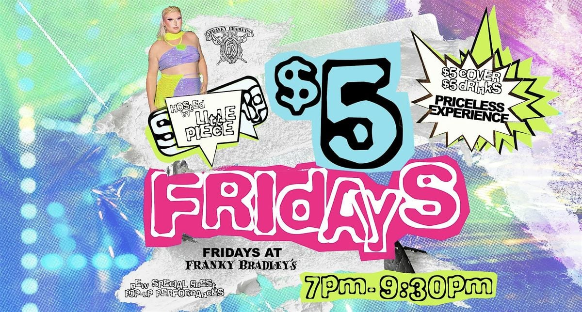 $5 Fridays, 30 May | Event in Philadelphia | AllEvents