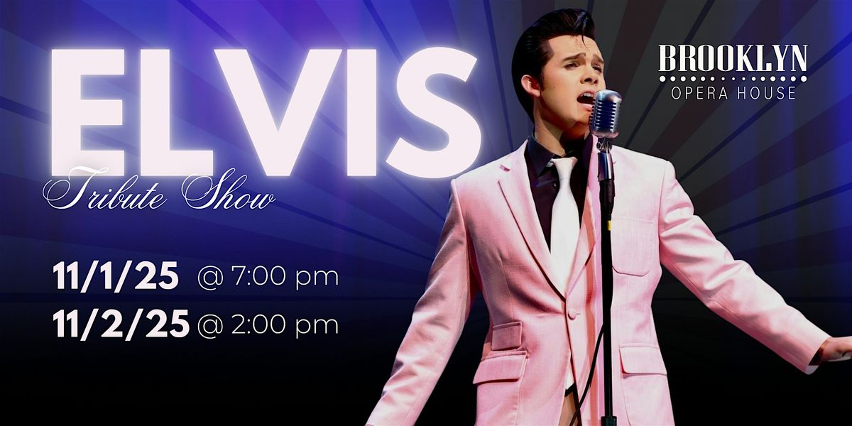 Elvis Tribute Show by Riley Jenkins, 1 November | Event in Brooklyn | AllEvents