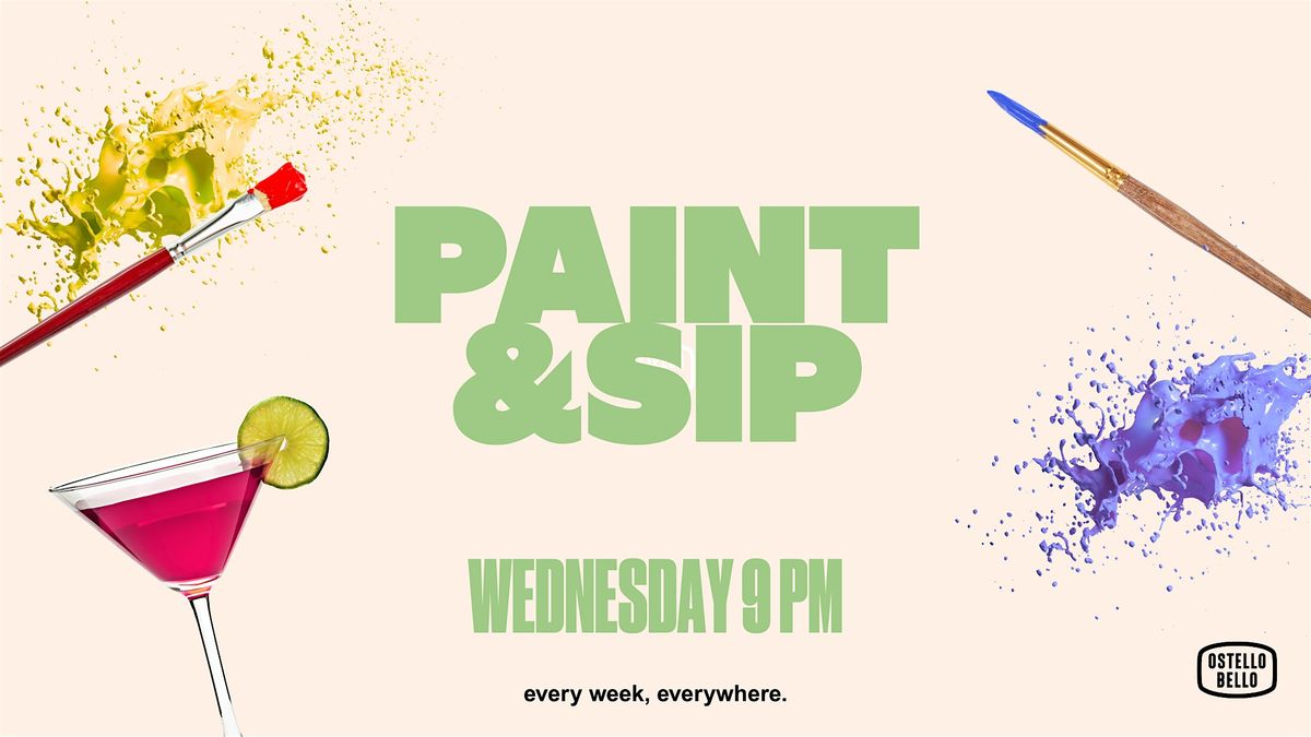 PAINT&SIP - Artistic Aperitivo | Ostello Bello Roma Colosseo | Event in Roma | AllEvents