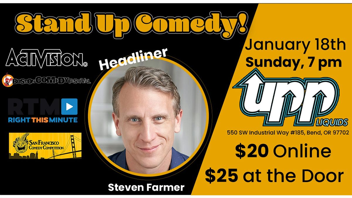 Copy of Live Comedy Night! Steven Farmer in Bend OR, 18 January | Event in Bend | AllEvents