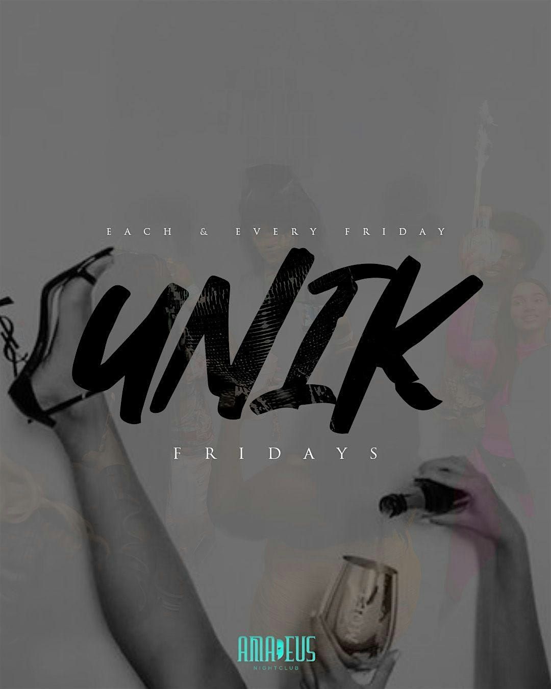 Friday October 11th 2025: Unik Fridays at Amadeus Nightclub, 11 October | Event in Queens | AllEvents