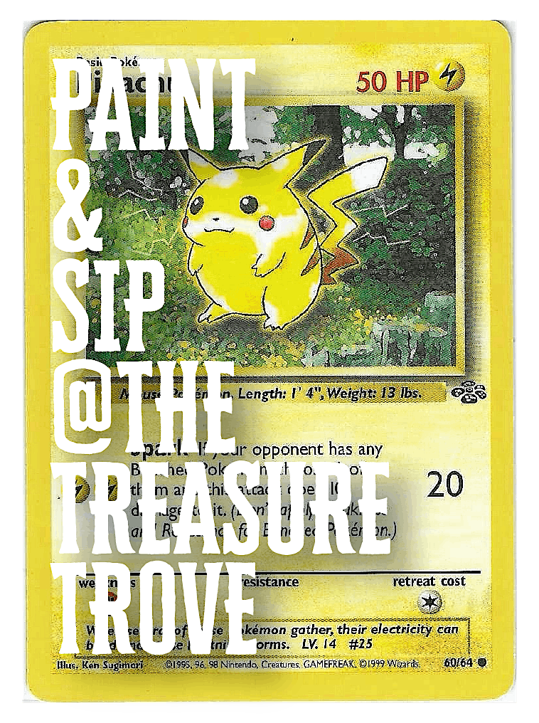 Paint & Sip - Pokemon (age: 8-15) Chunkachu!, 1 August | Event in Wenatchee | AllEvents