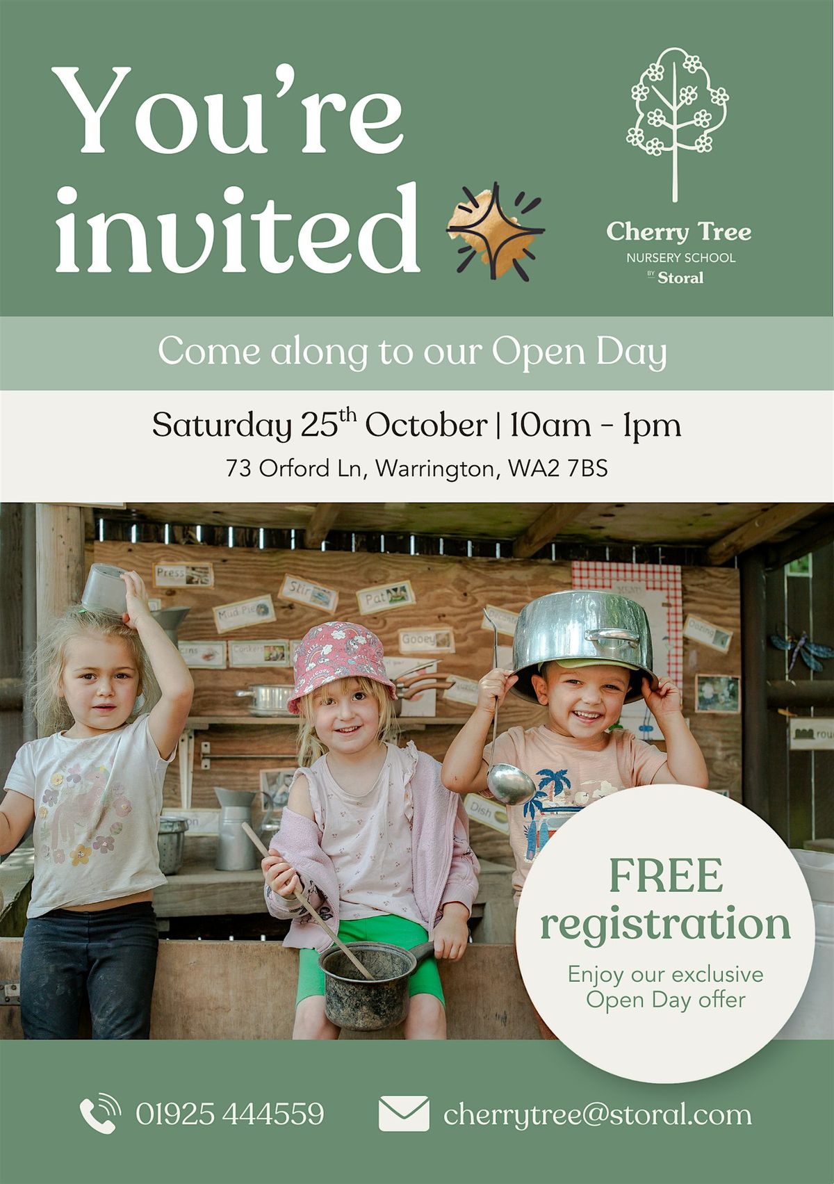 Cherry Tree Nursery School Autumn Open Day, 25 October | Event in Warrington | AllEvents