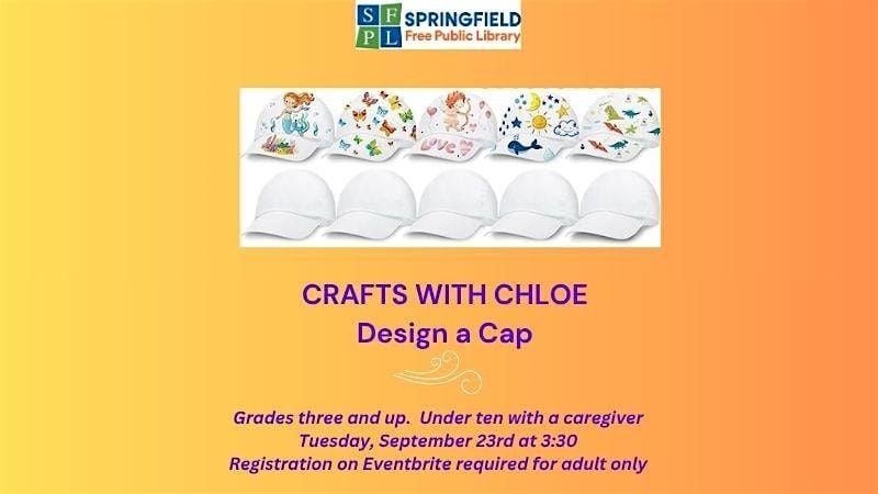 Crafts with Chloe - Grades 3 and Up - Under 10 with adult caregiver, 23 September | Event in Springfield | AllEvents