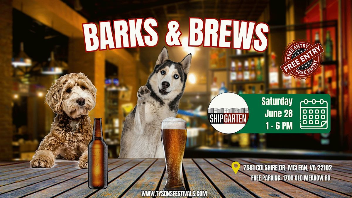 Barks & Brews Festival, 28 June | Event in Tysons | AllEvents