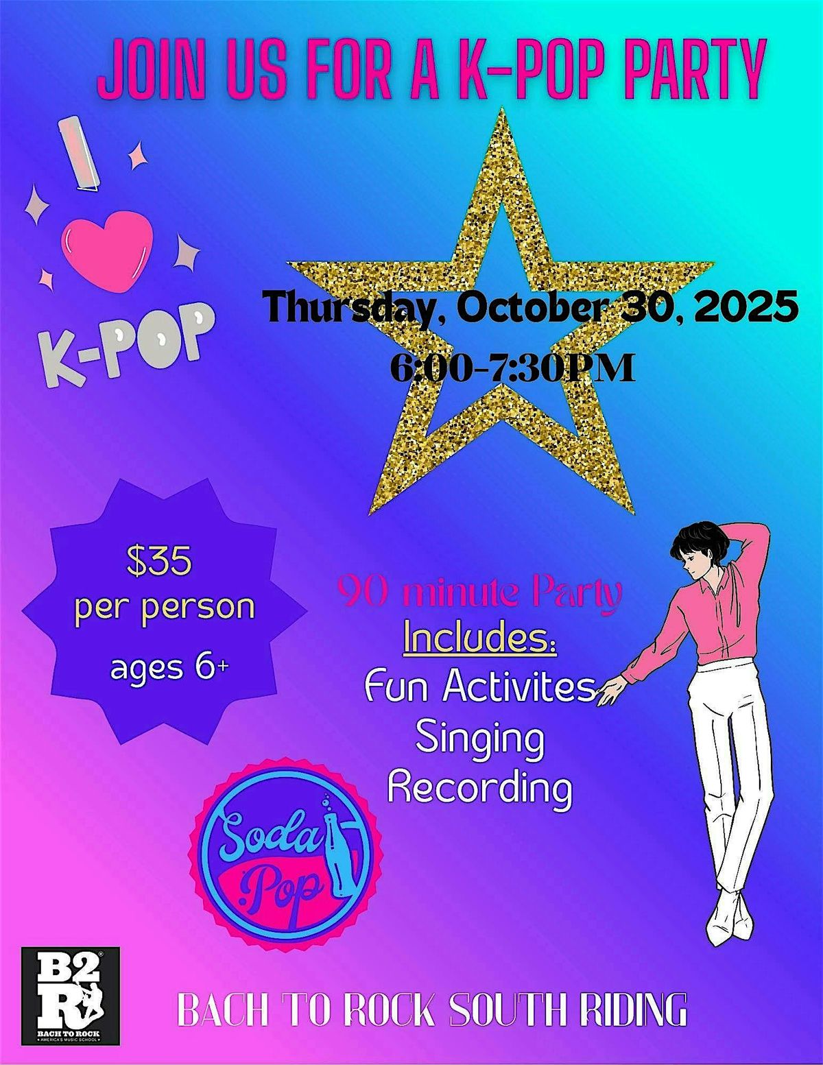 K-Pop Party, 30 October | Event in Chantilly | AllEvents
