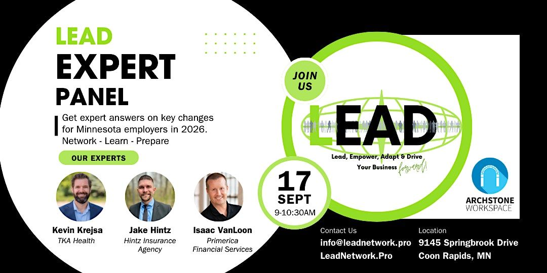 Minnesota Business Roundtable: Benefits, Requirements & More in 2026, 17 September | Event in Coon Rapids