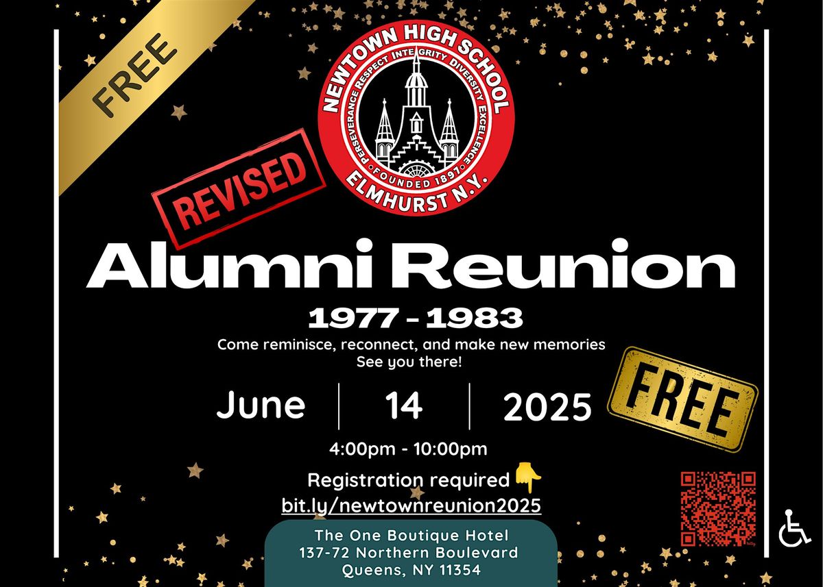 Newtown High School Reunion 1977 - 1983, 14 June | Event in Queens | AllEvents
