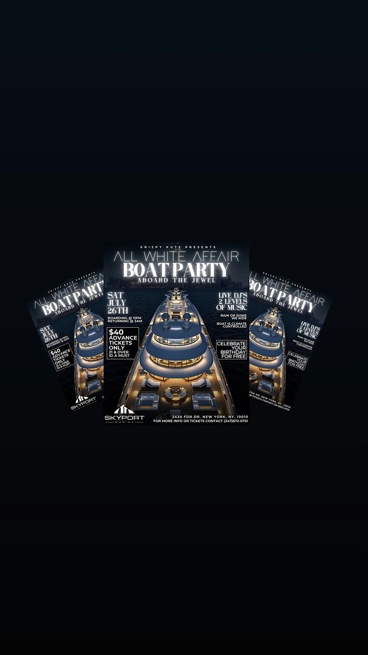 ALL WHITE AFFAIR BOAT PARTY, 26 July | Event in New York | AllEvents